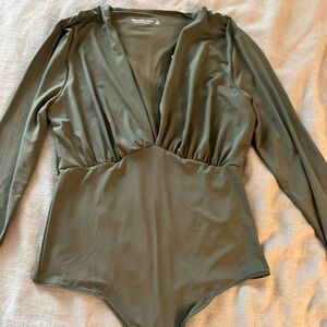 Abercrombie and Fitch Bodysuit Olive green